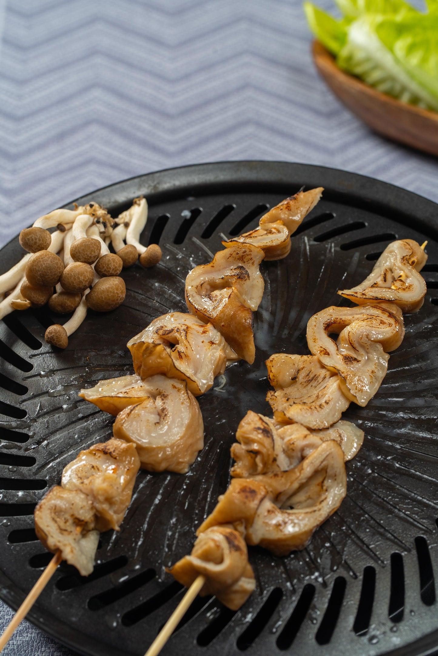 秘製滷水豬大腸  5串 HK style Pork Intestine 5 skewer (新貨登場)