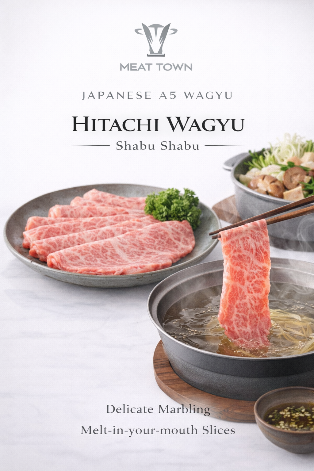 日本常陸A5和牛 Shabu Shabu (Japanese Hitachi A5 wagyu Shabu Shabu) 200g