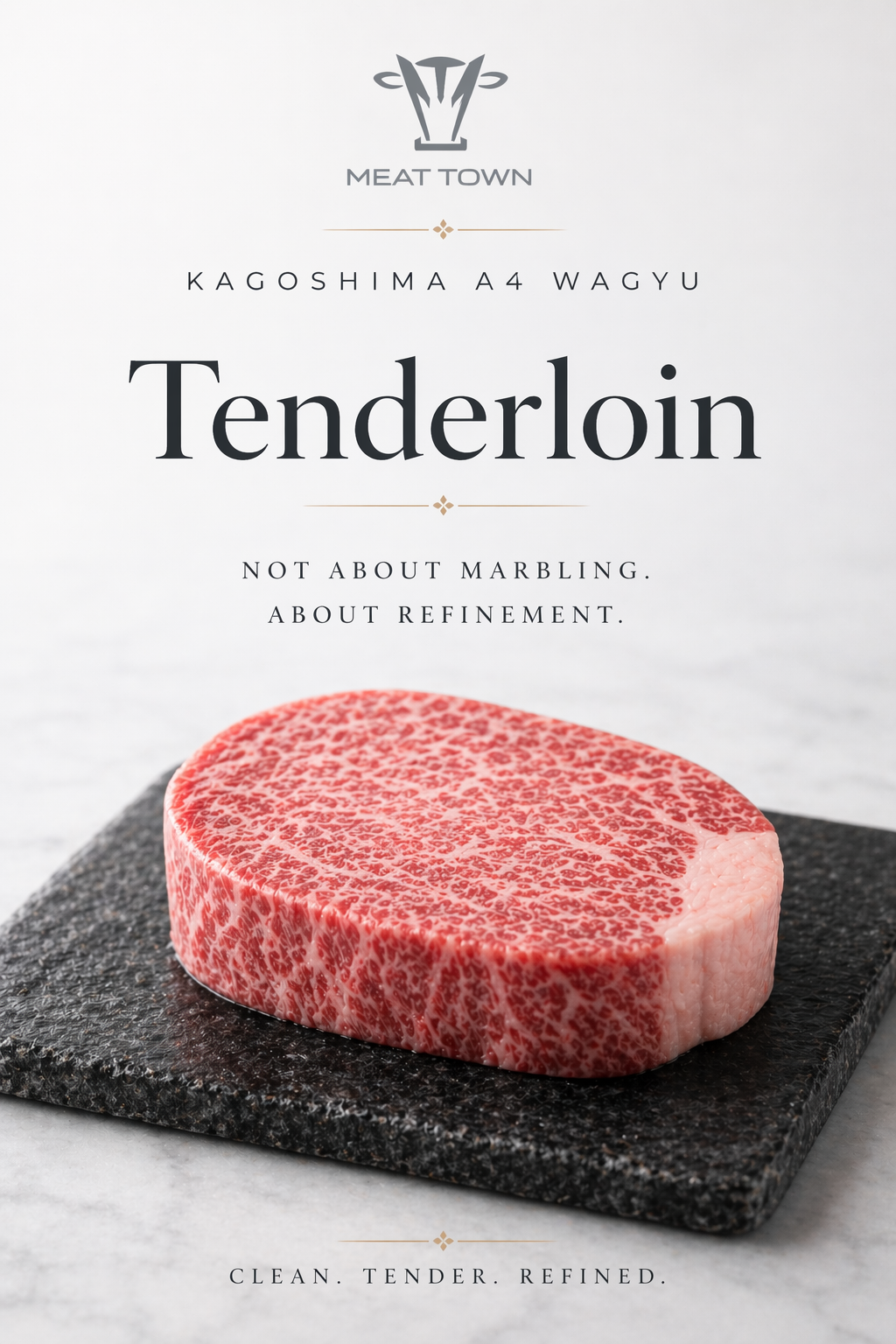 日本鹿兒島A4–A5 和牛 · 牛柳 Kagoshima tenderloin 200g