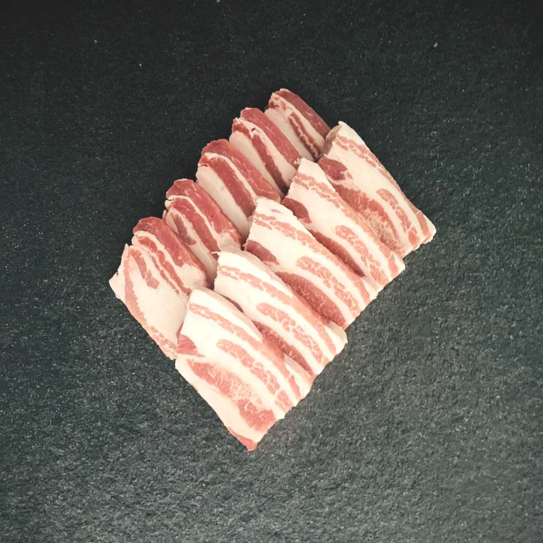 BBQ Iberico pork belly (7-9mm thick)  伊比利亞豬腩肉 200g (BBQ)(請注意呢個產品脂肪含量偏高,抗拒脂肪人士勿選)