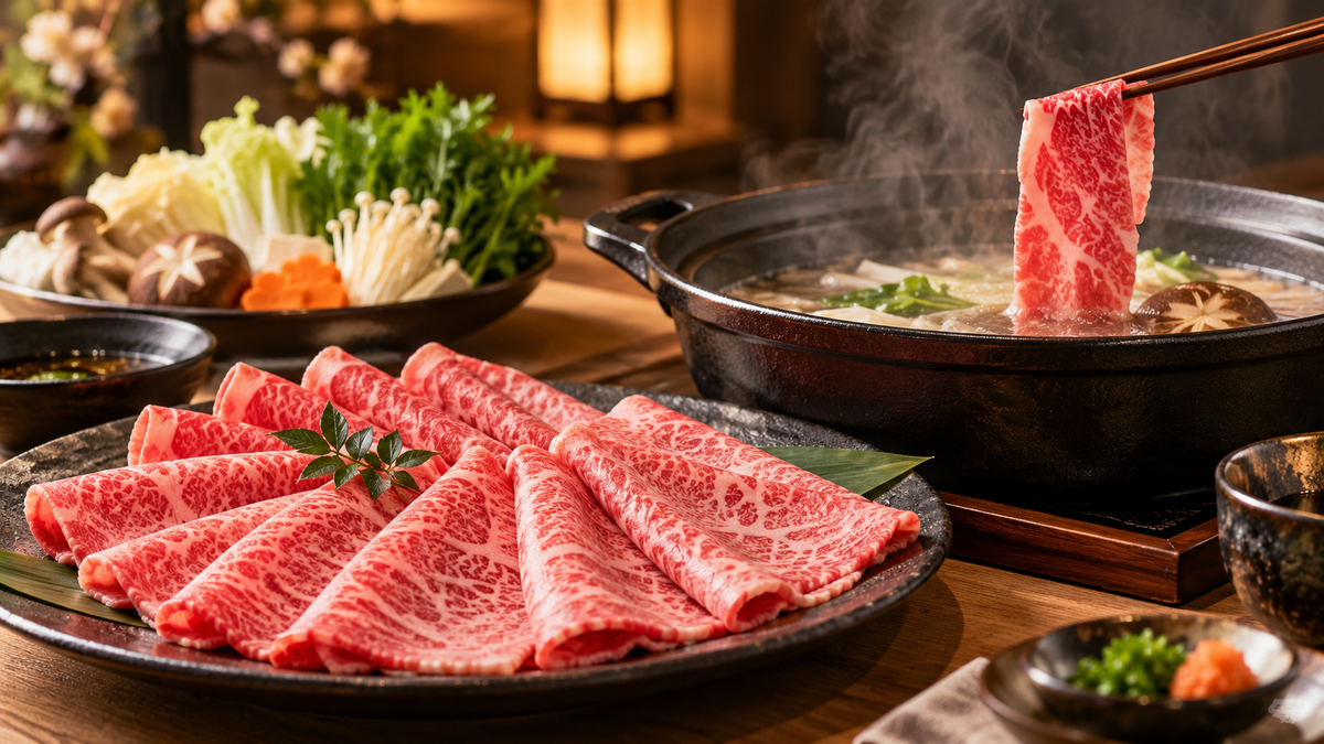 Premium hot pot wagyu beef and shabu shabu｜火鍋肉