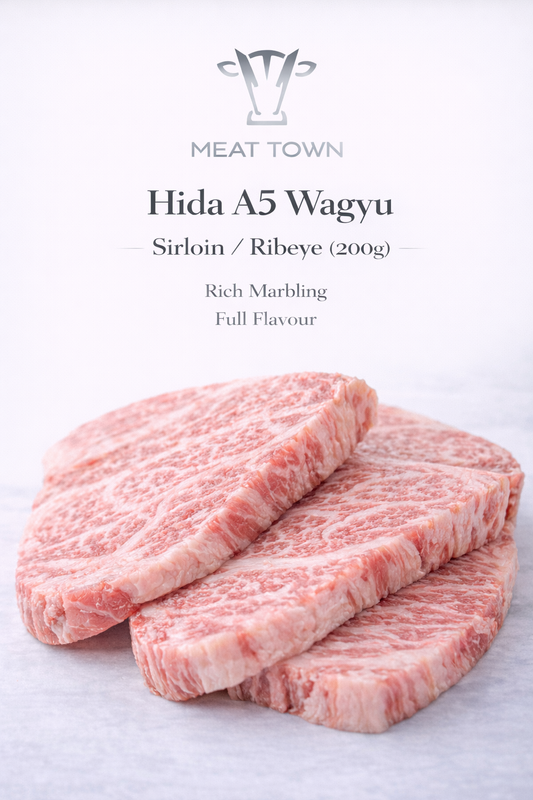 Japanese Hida Beef sirloin/Ribeye A5+  飛驒牛肉眼/西冷 200g