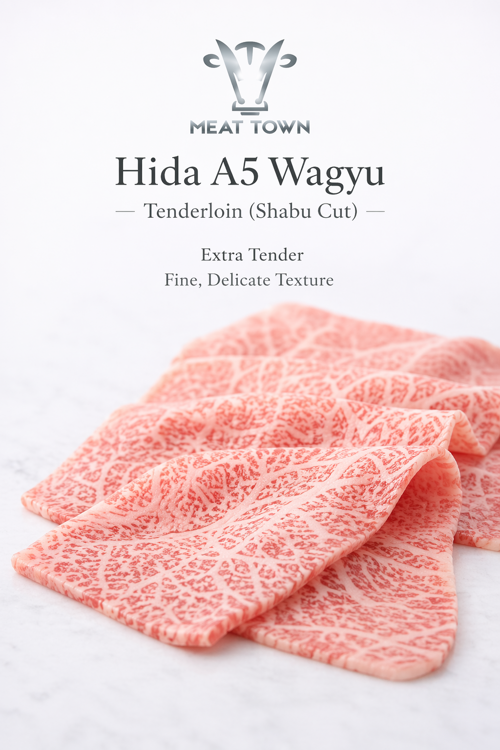 日本飛驒和牛A5 和牛牛柳芯 (火鍋薄切）Japanese Hida Wagyu A5 Tenderloin (Shabu Cut) 200g