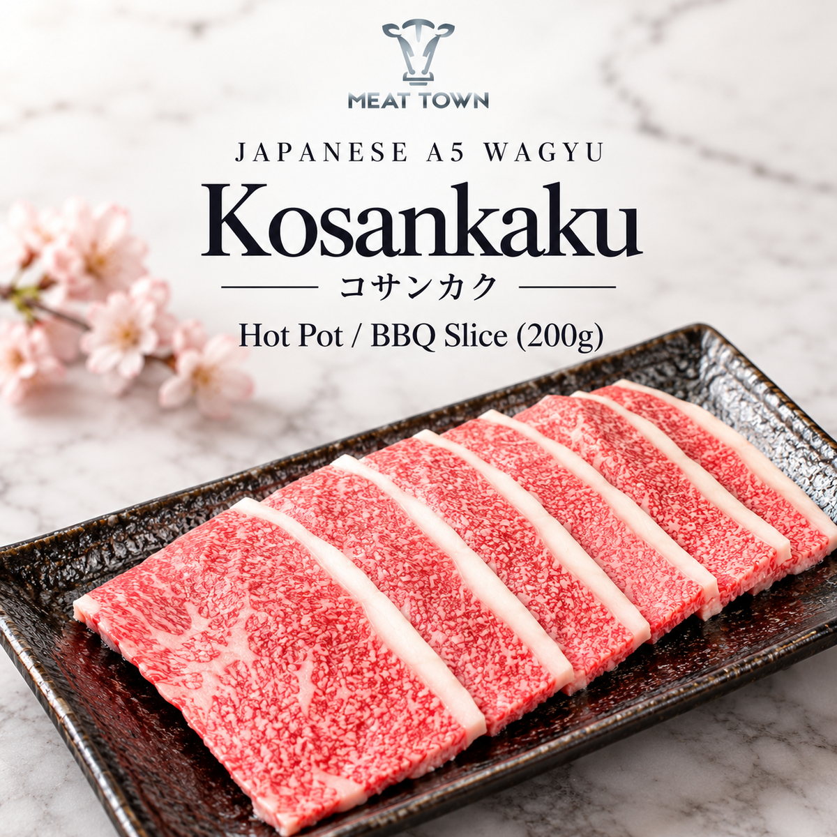 Japanese A5 Wagyu Kosankaku Hot Pot / BBQ Slice 200g