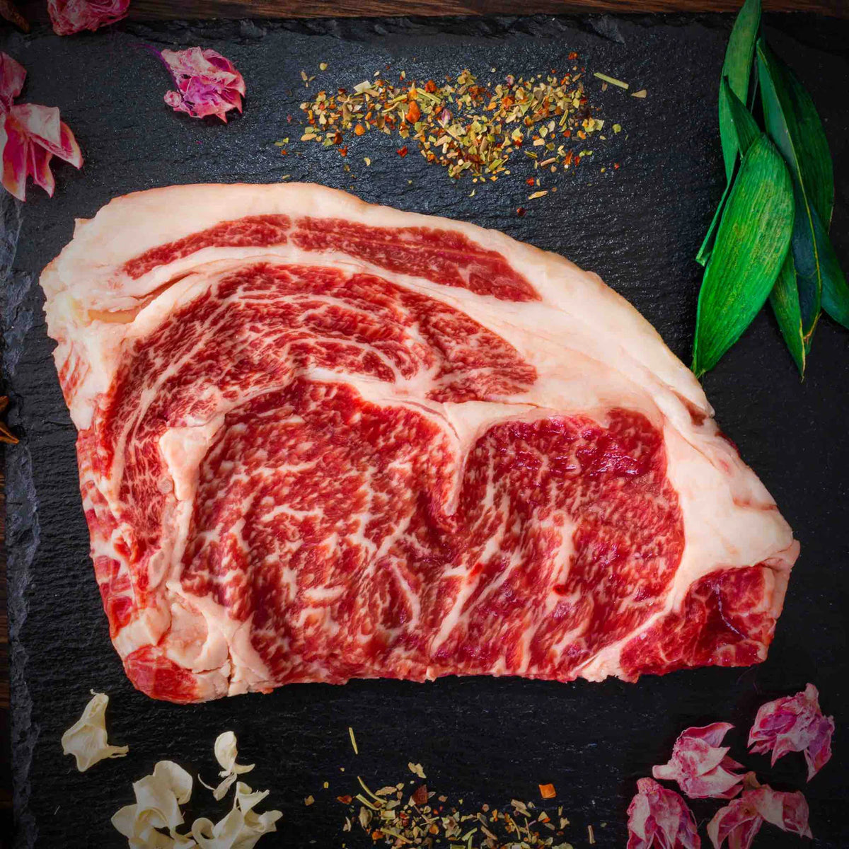Blood Shot Ribeye Full Blood wagyu ribeye 頂級純血和牛肉眼 400g – MeatTown